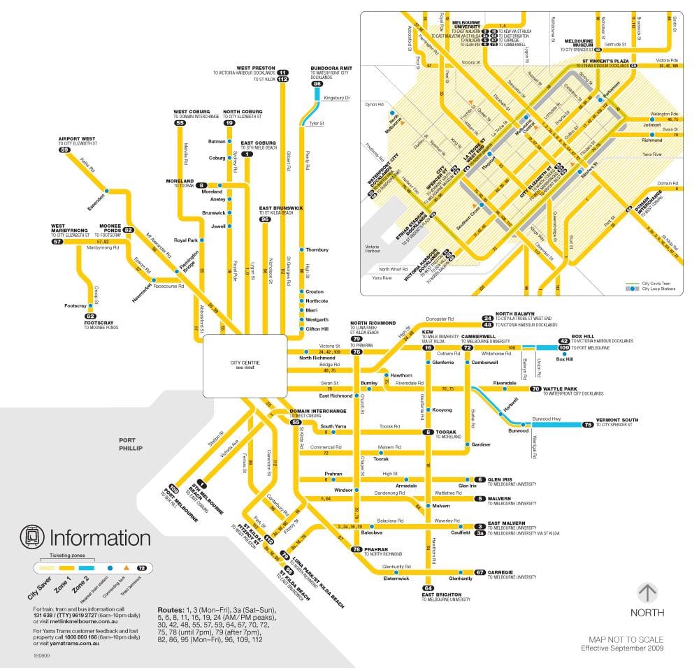 Yarra trams karta